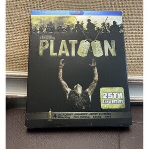 Platoon (Blu-ray + Slipcover) Oliver Stone 25th Anniversary Edition New Sealed